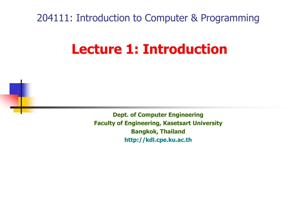 presentation on computer programming