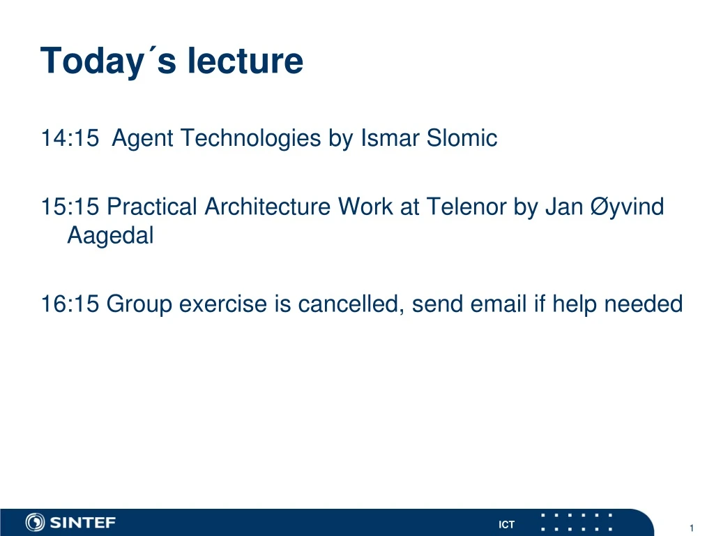 PPT - Today´s lecture PowerPoint Presentation, free download - ID:9159969