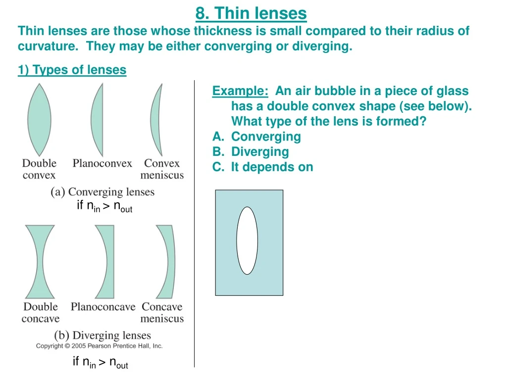 PPT - 8. Thin lenses PowerPoint Presentation, free download - ID:9160220