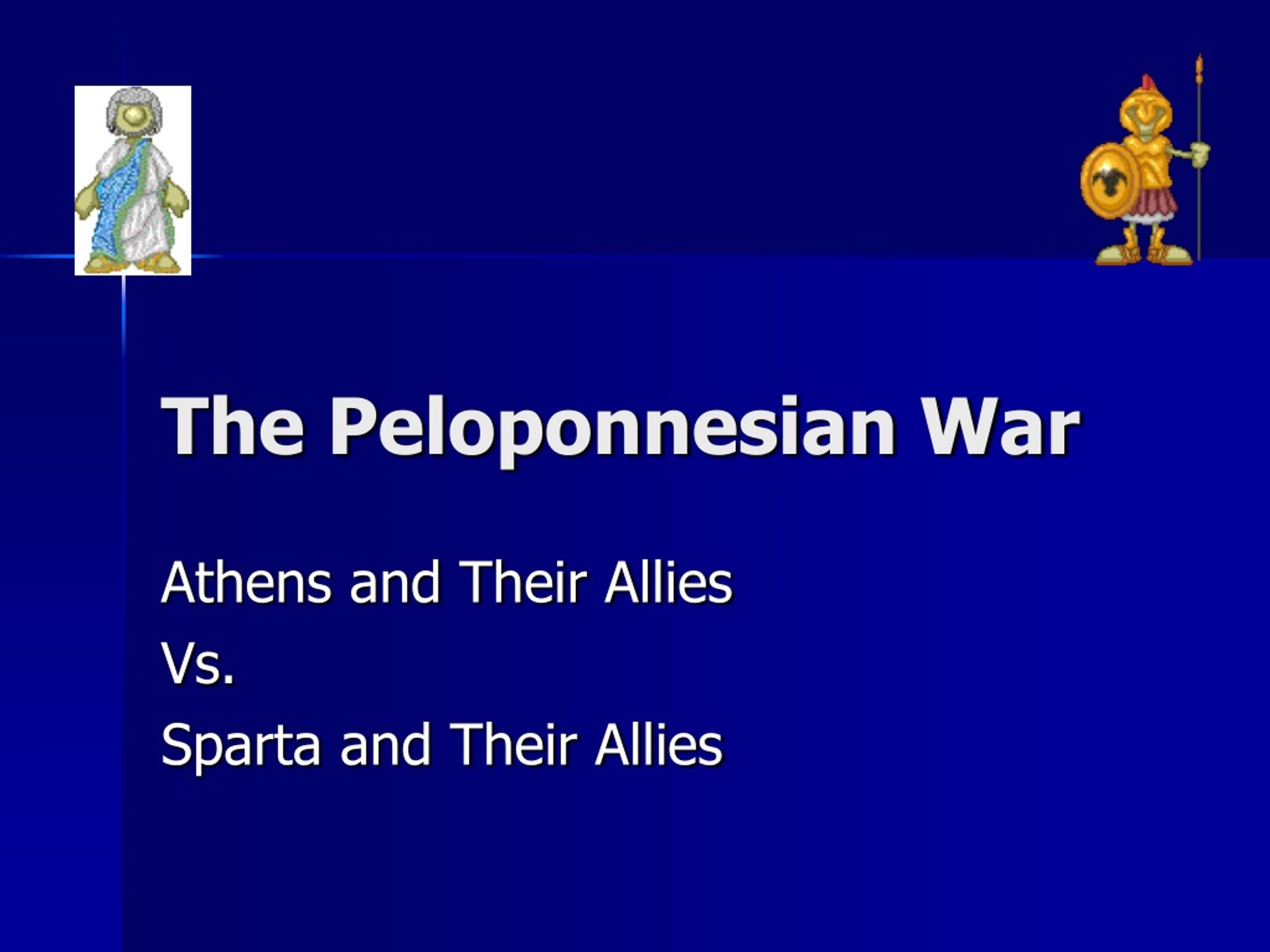 peloponnesian war essay