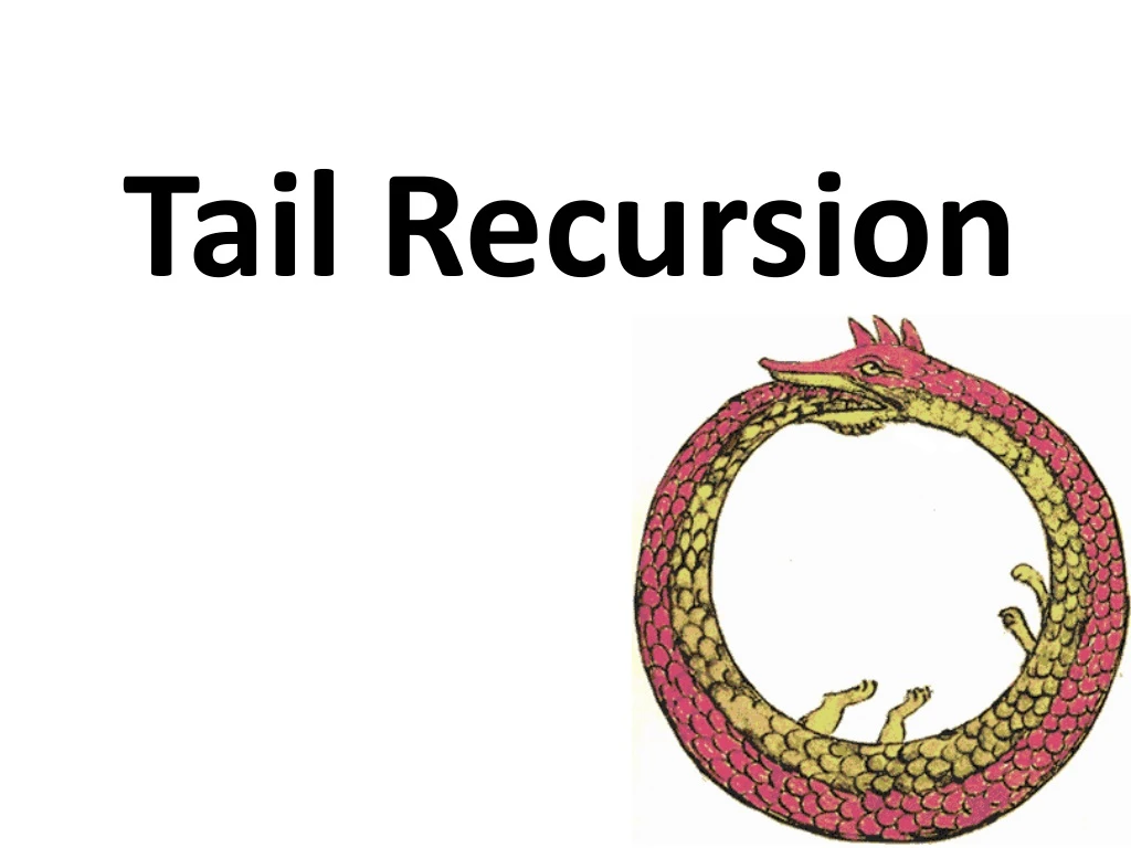 tail recursion n.