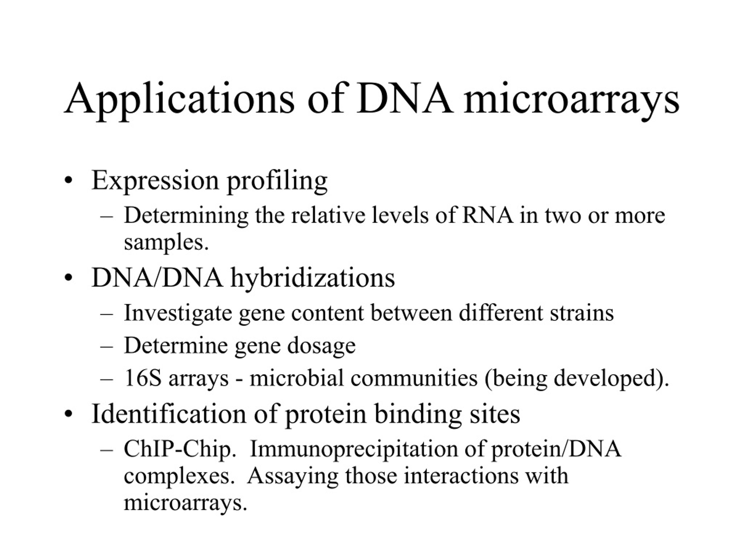 PPT - Gene Expression And DNA Microarrays PowerPoint Presentation, Free ...