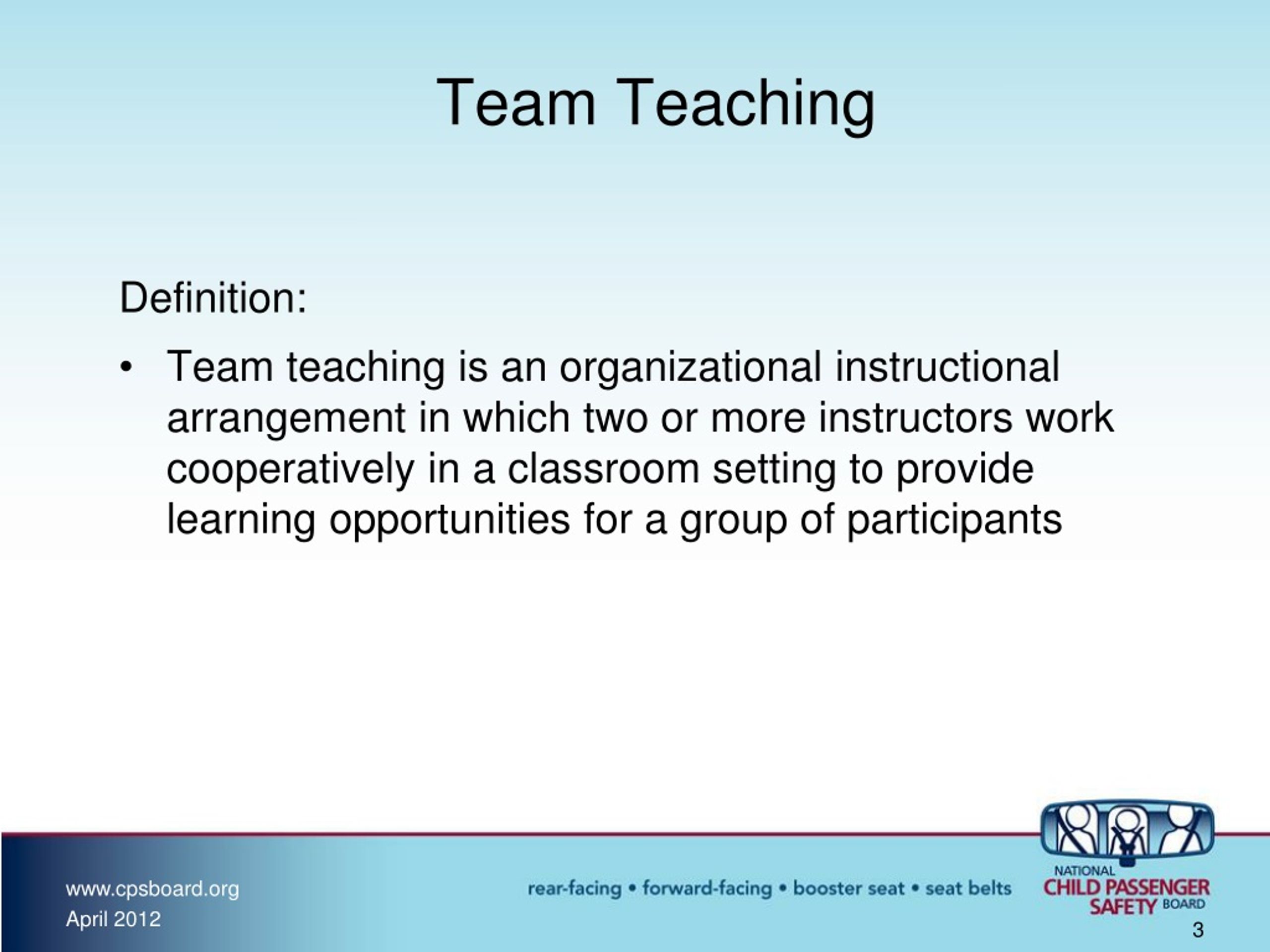 PPT Principles And Methods Of Team Teaching PowerPoint Presentation 