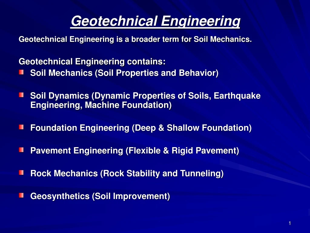 PPT - Geotechnical Engineering PowerPoint Presentation, Free Download ...