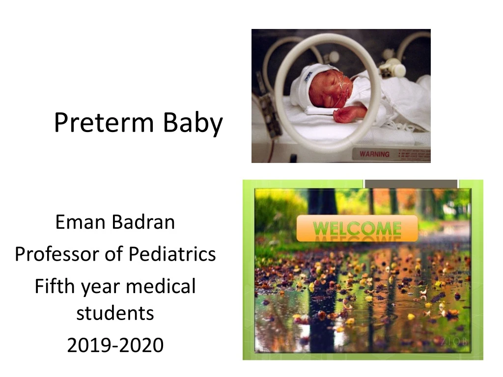 case study on preterm baby slideshare