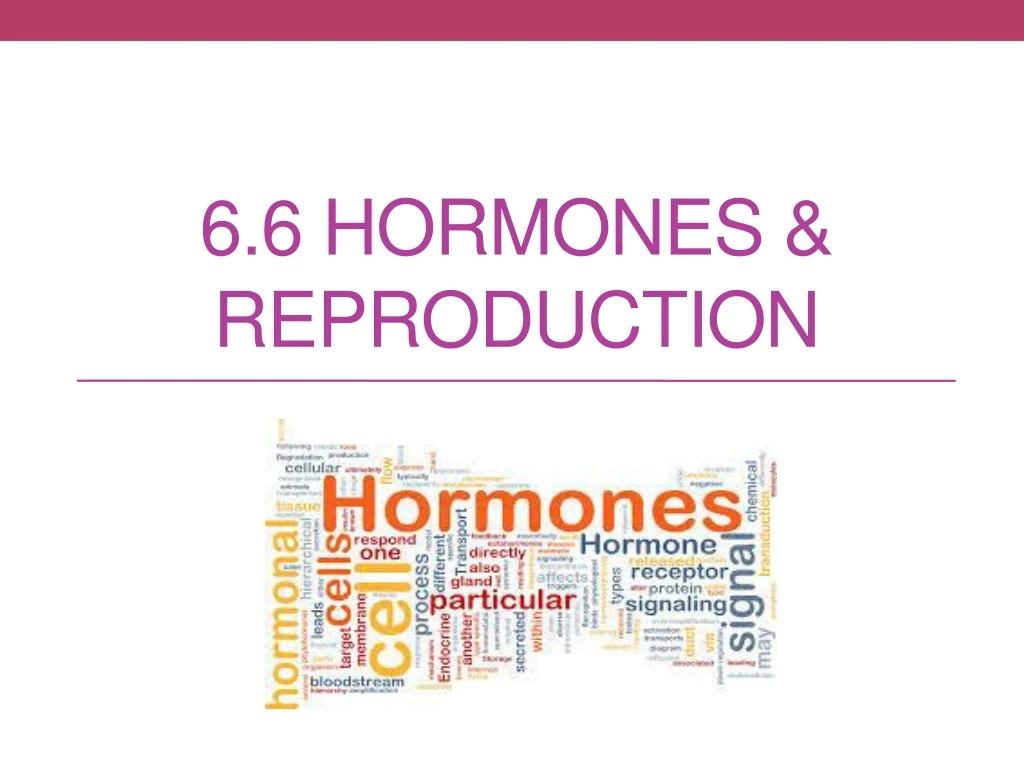 Ppt 6 6 Hormones And Reproduction Powerpoint Presentation Free Download Id 9167054