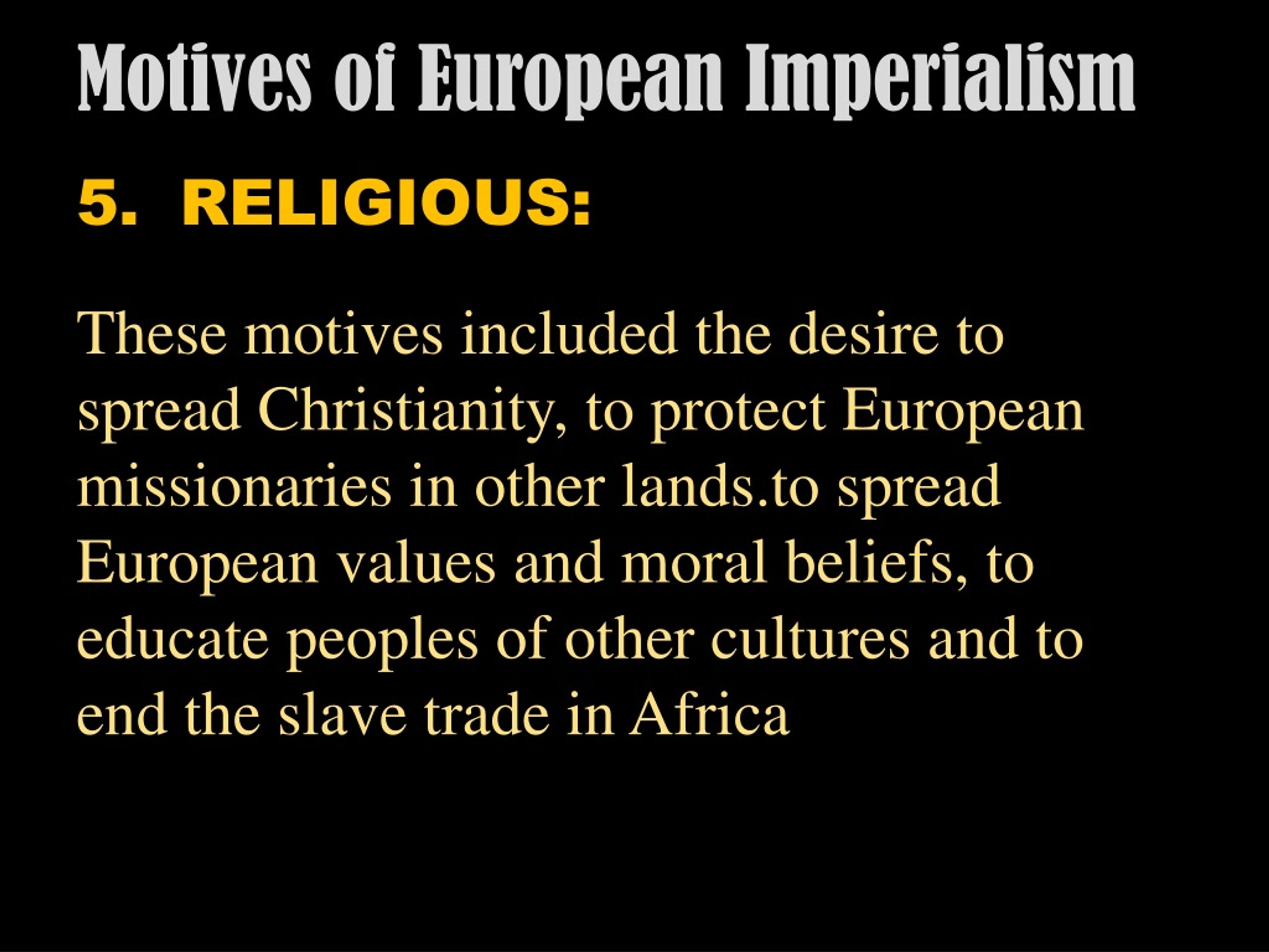 PPT - AFRICA A Story Of European Imperialism PowerPoint Presentation ...