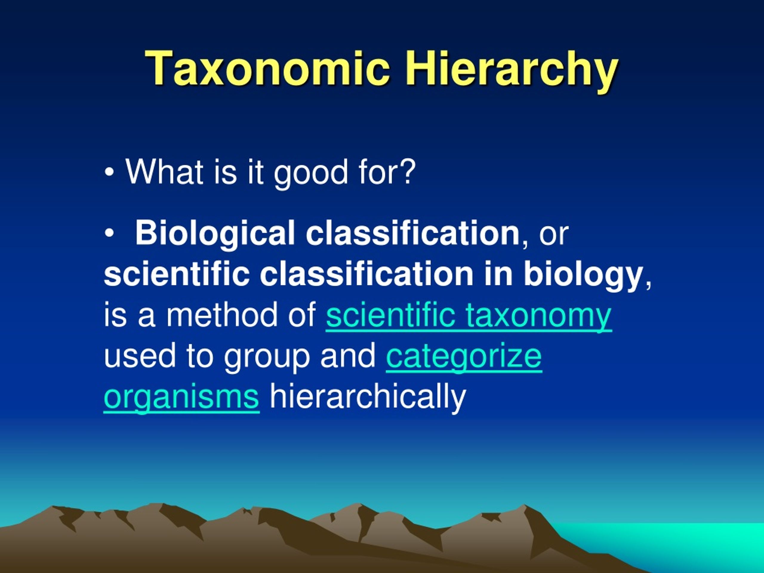 PPT - Science Olympiad Fossils Division B 2015 6 - Taxonomic hierarchy ...