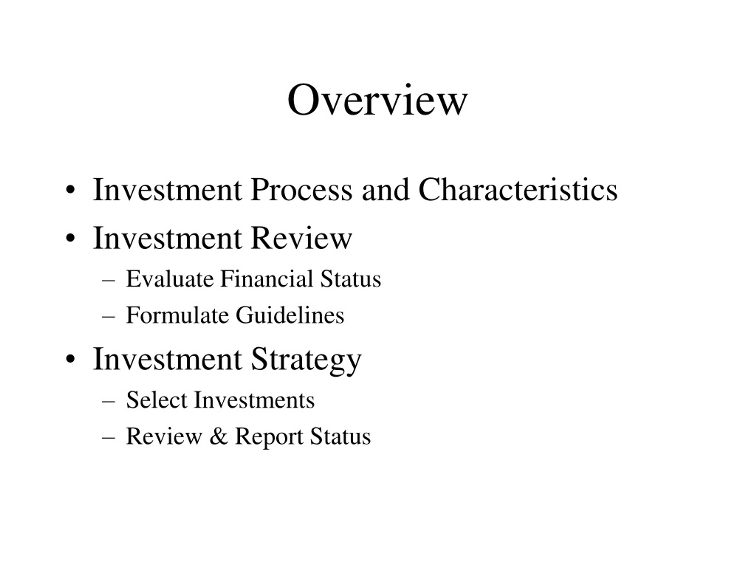 PPT - Investment Presentation PowerPoint Presentation, Free Download ...