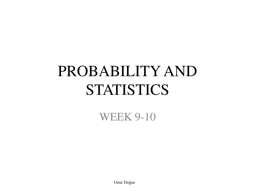 PPT - PROBABILITY AND STATISTICS PowerPoint Presentation, Free Download ...