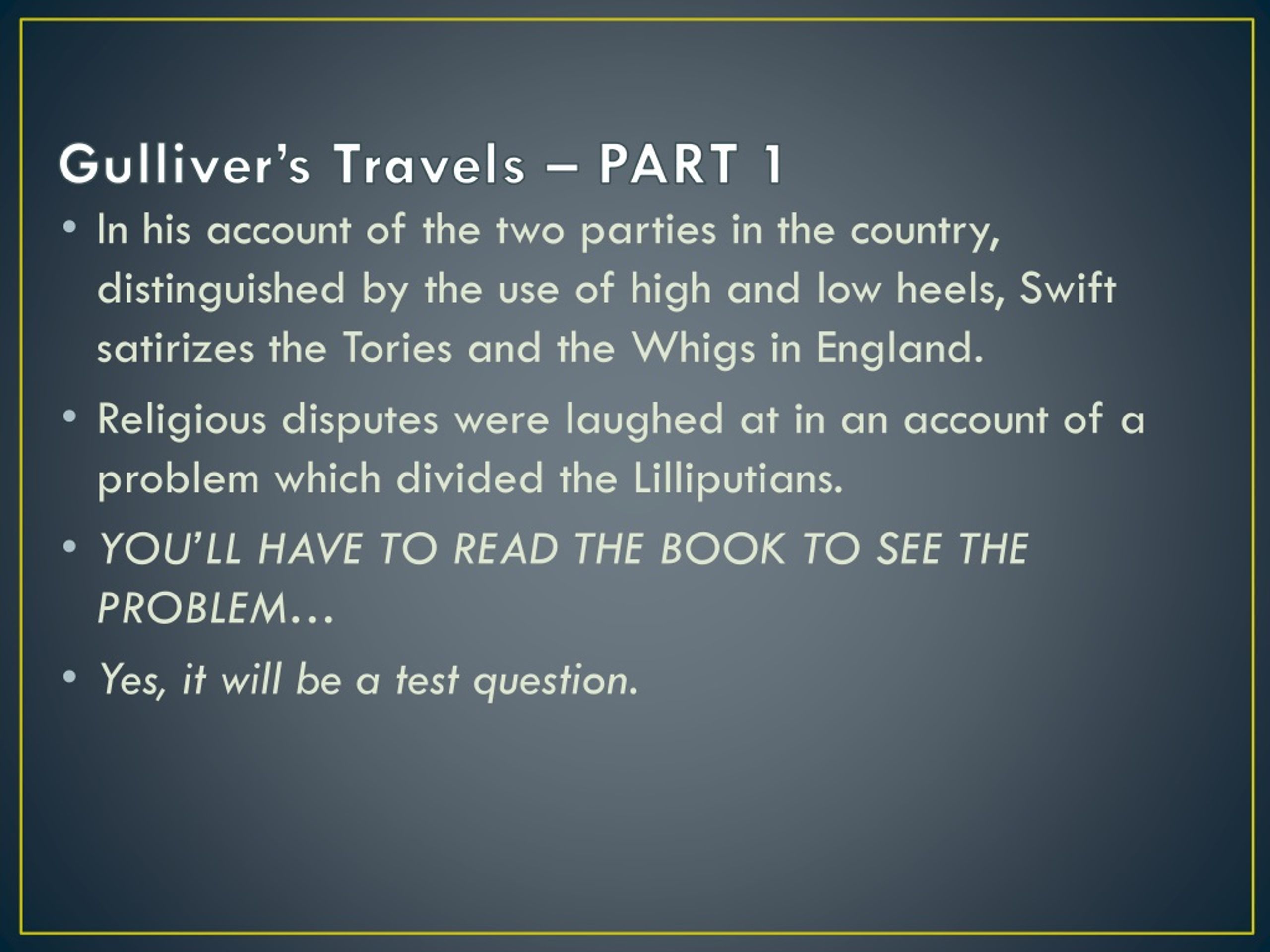 gulliver's travels powerpoint presentation download