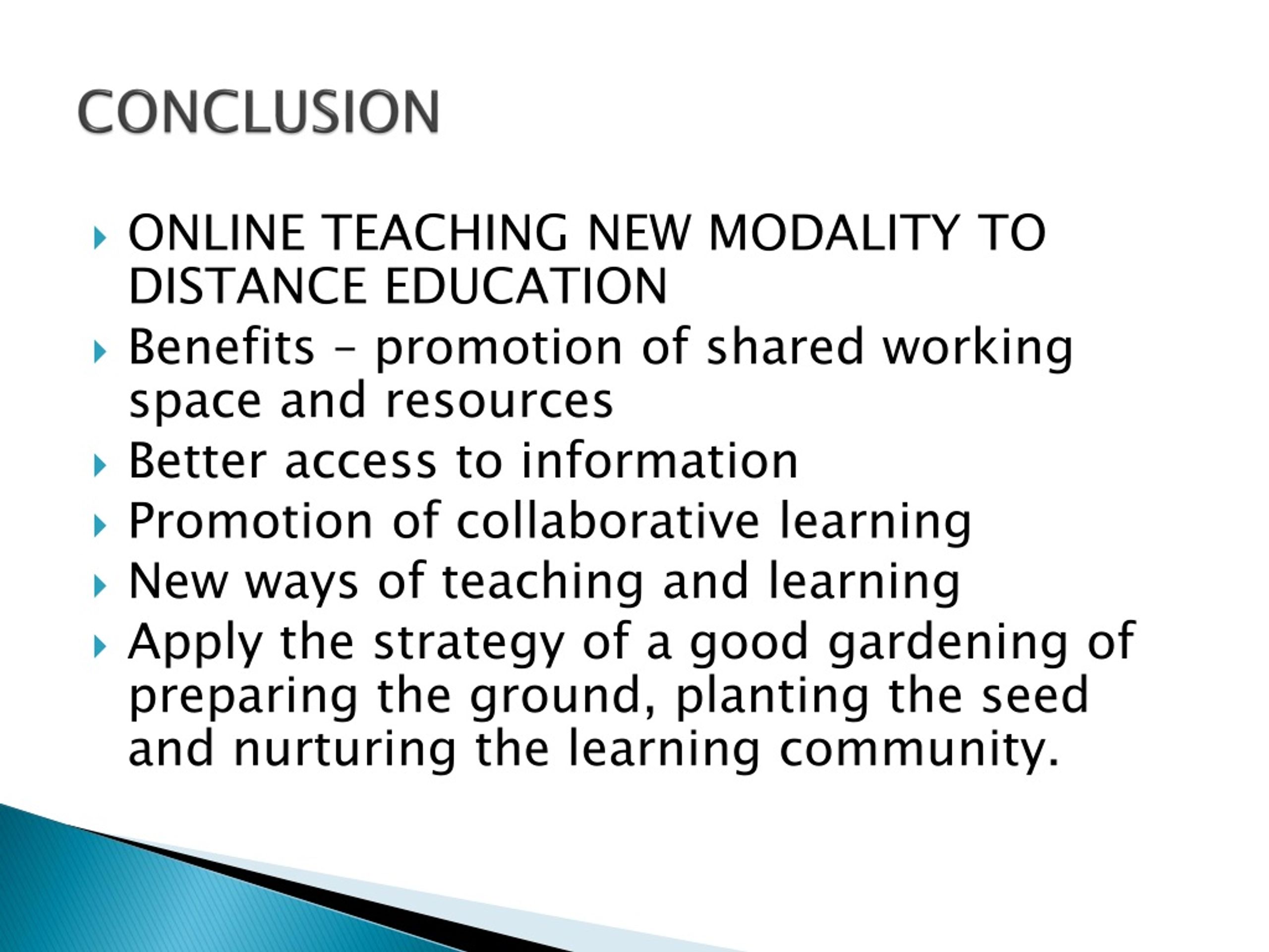 what is the conclusion of ict in education