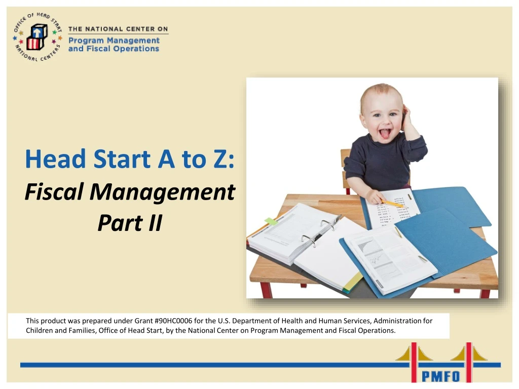 PPT Head Start A to Z Fiscal Management Part II PowerPoint