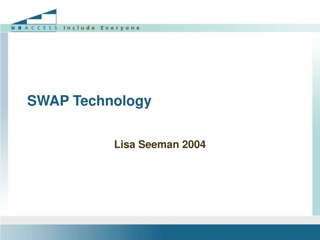 swap technology n.