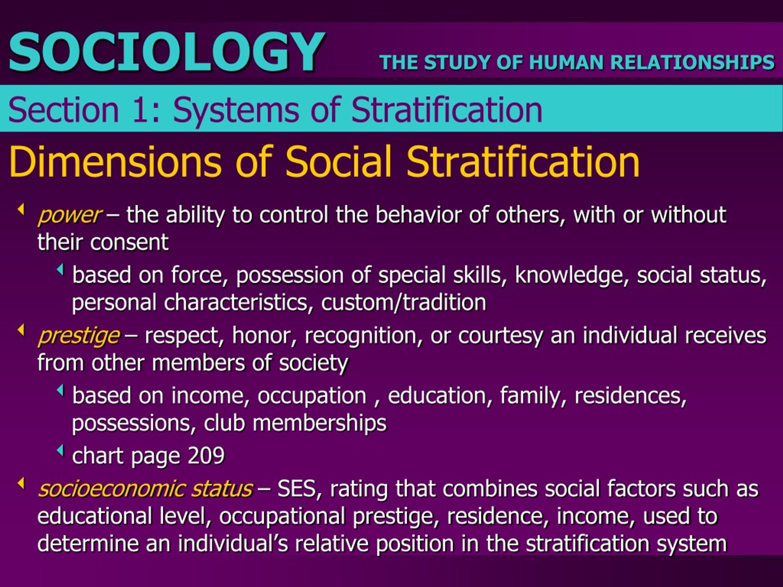 PPT CHAPTER 9 Social Stratification PowerPoint Presentation Free 