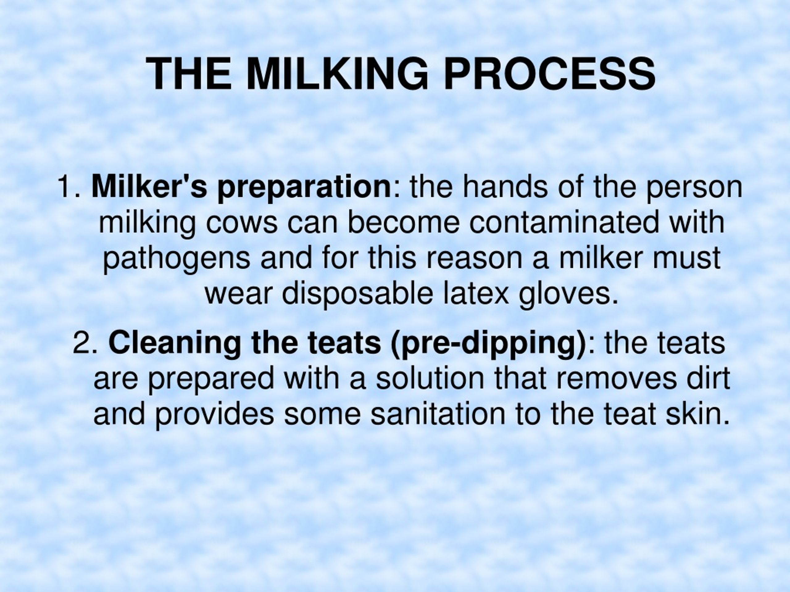 PPT - MILKING TECHNOLOGY PowerPoint Presentation, Free Download - ID ...