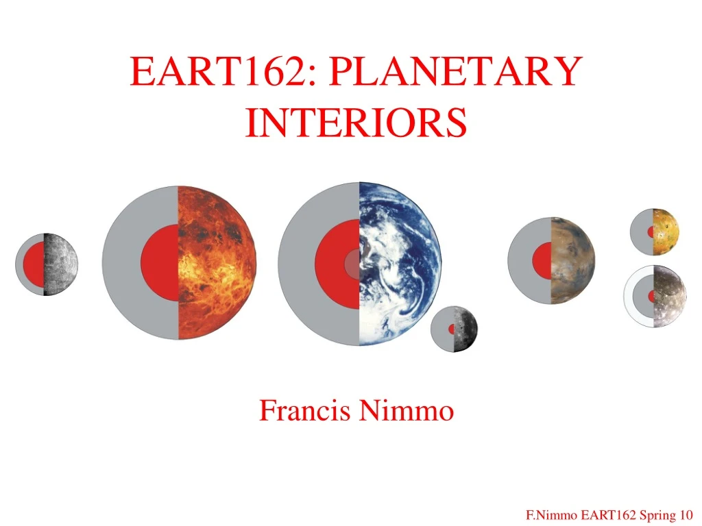 eart162 planetary interiors n.