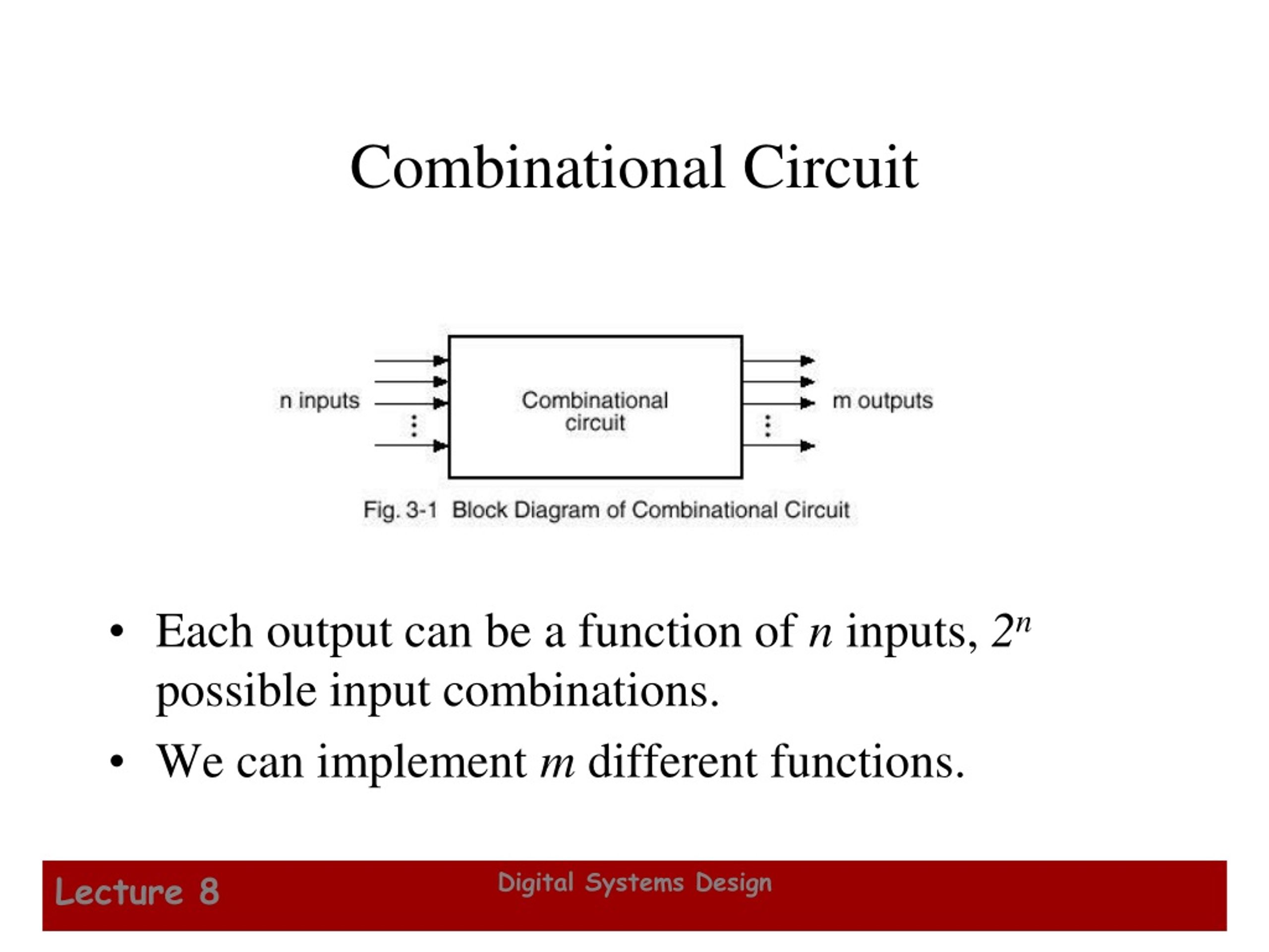 PPT - Combinational Circuit PowerPoint Presentation, free download - ID ...