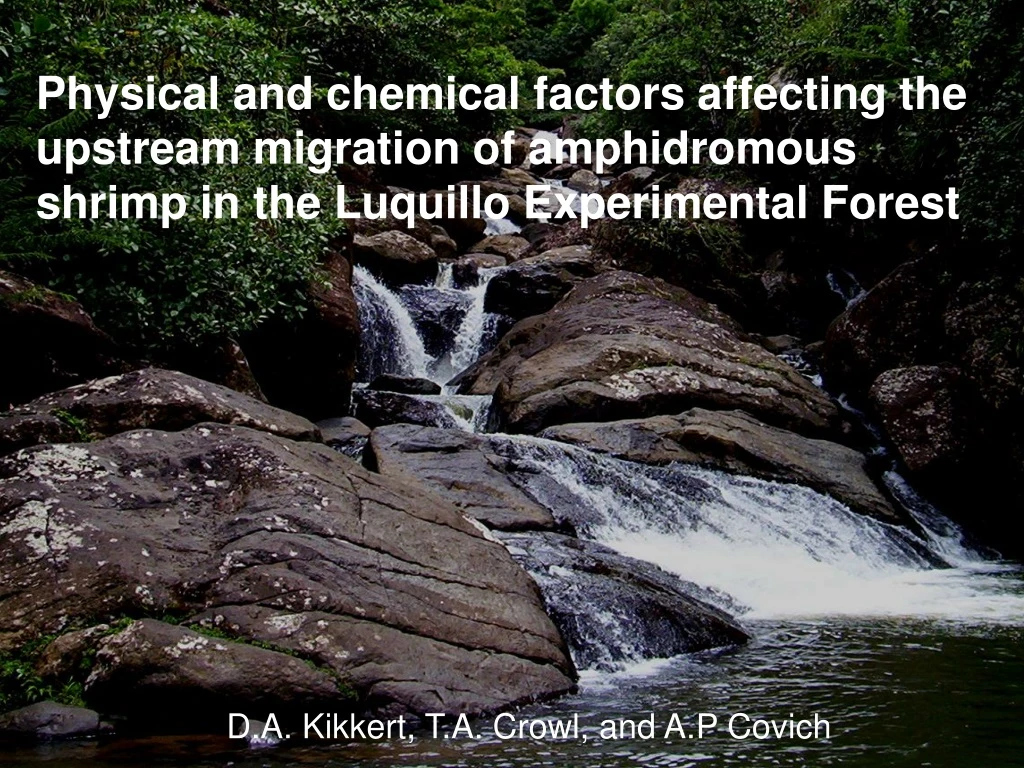 physical and chemical factors affecting n.