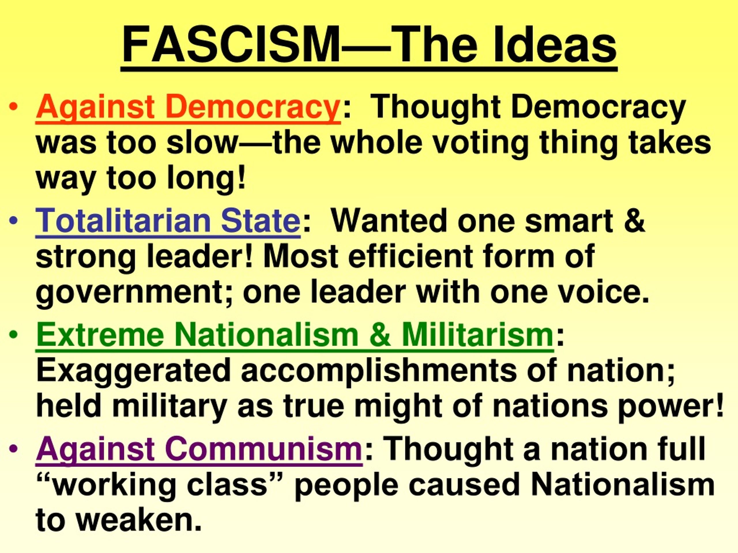 PPT - THE RISE OF FASCISM PowerPoint Presentation, Free Download - ID ...