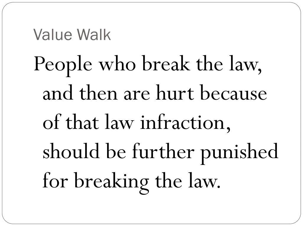 PPT - Value Walk PowerPoint Presentation, free download - ID:9172446