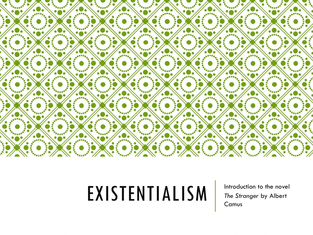 PPT - Existentialism PowerPoint Presentation, Free Download - ID:9172645