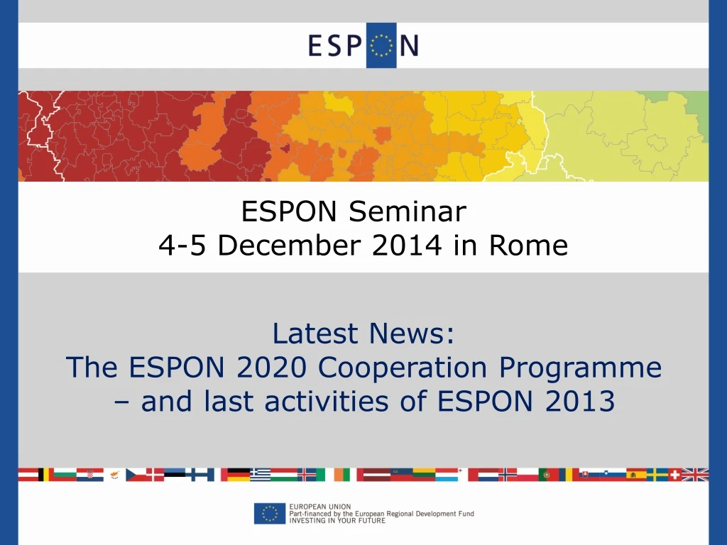 espon seminar 4 5 december 2014 in rome n.