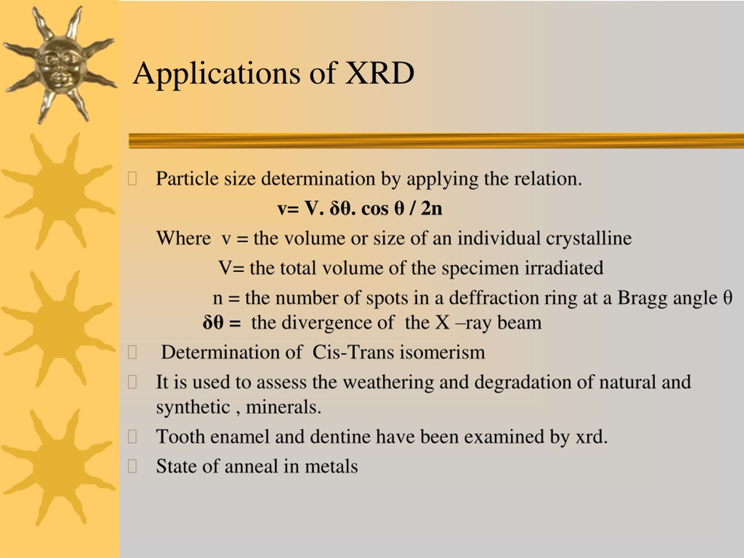 xrd powerpoint presentation