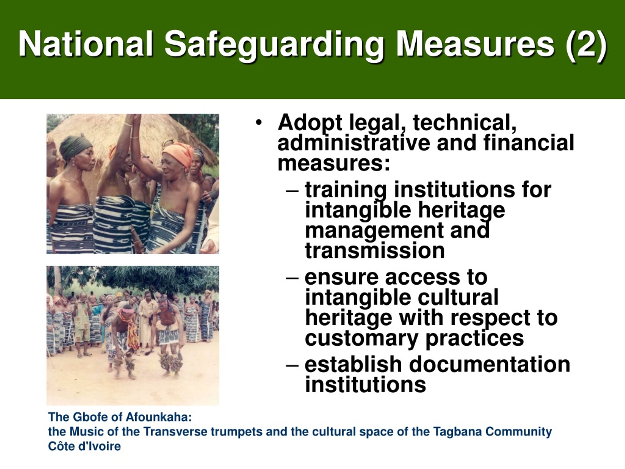 PPT - UNESCO INTANGIBLE HERITAGE SECTION PowerPoint Presentation, Free ...