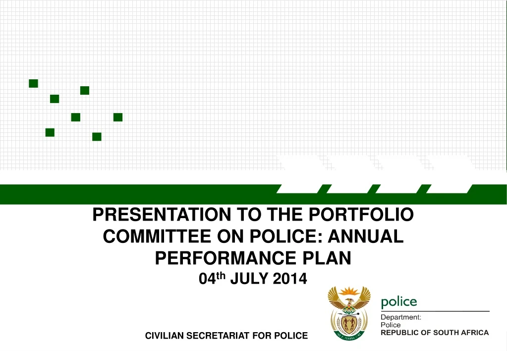 civilian secretariat for police n.
