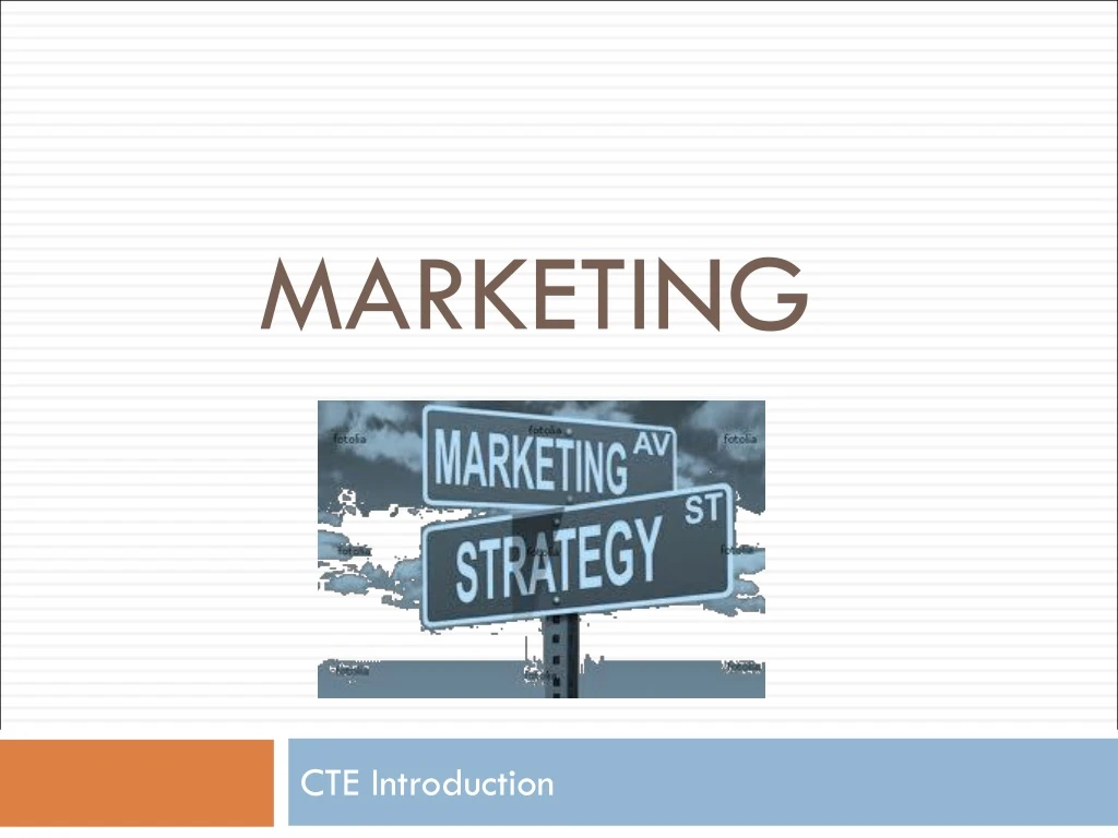 marketing n.