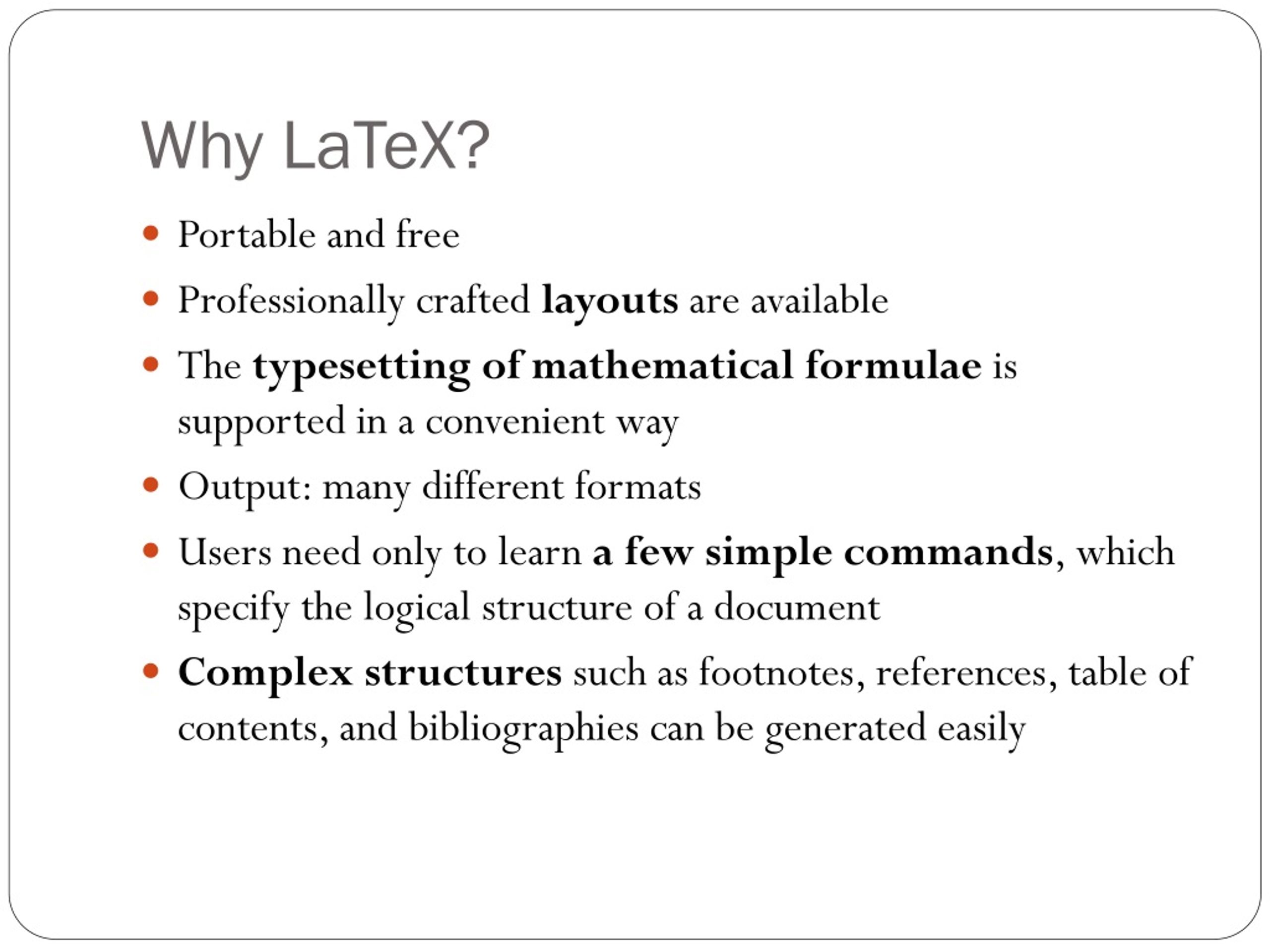 powerpoint presentation on latex