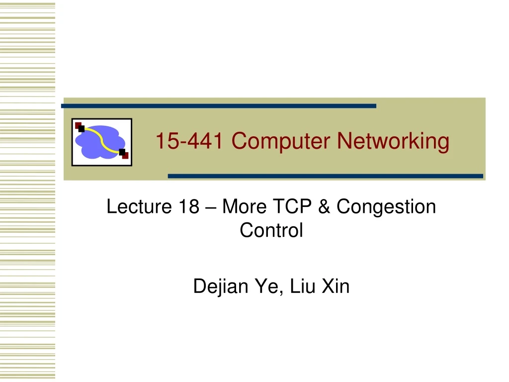 15 441 computer networking n.