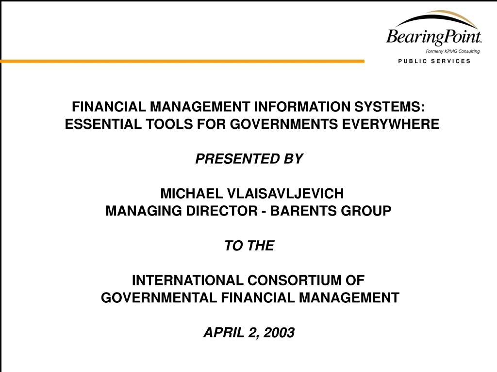 financial management information systems n.
