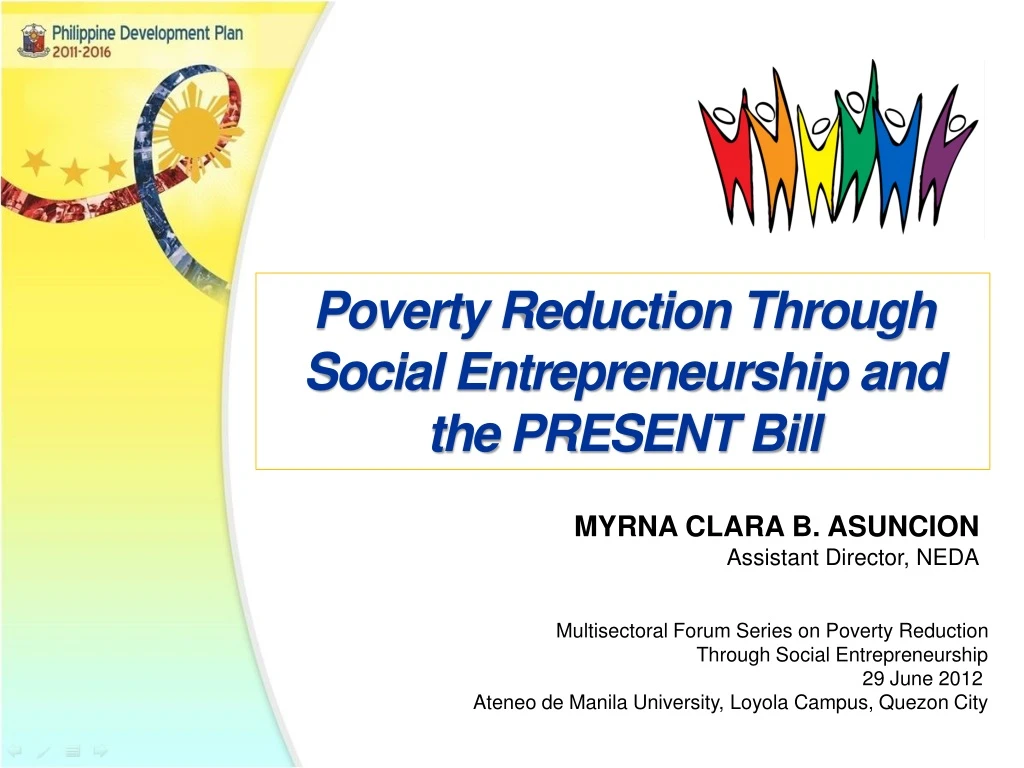 poverty reduction through social entrepreneurship n.