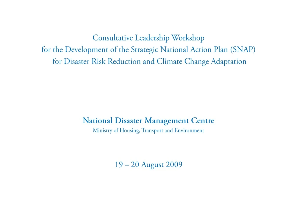 consultative leadership workshop n.