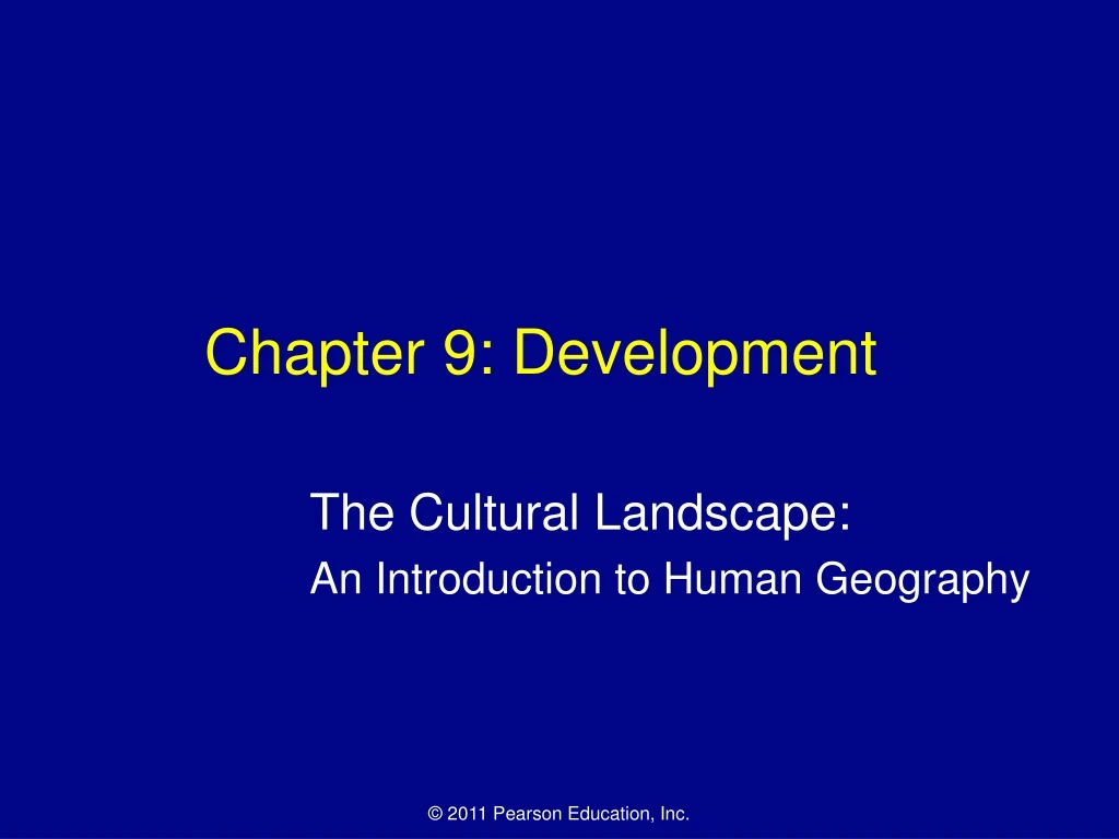 chapter 9 development n.