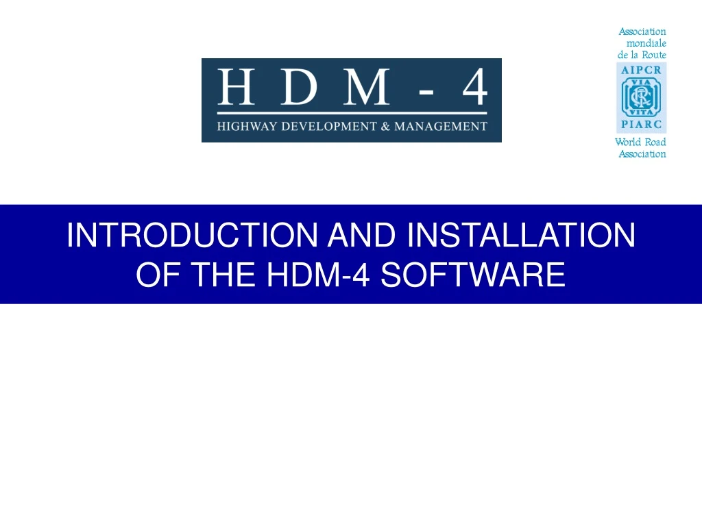 hdm 4 software
