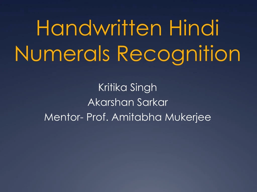 kritika singh akarshan sarkar mentor prof amitabha mukerjee n.