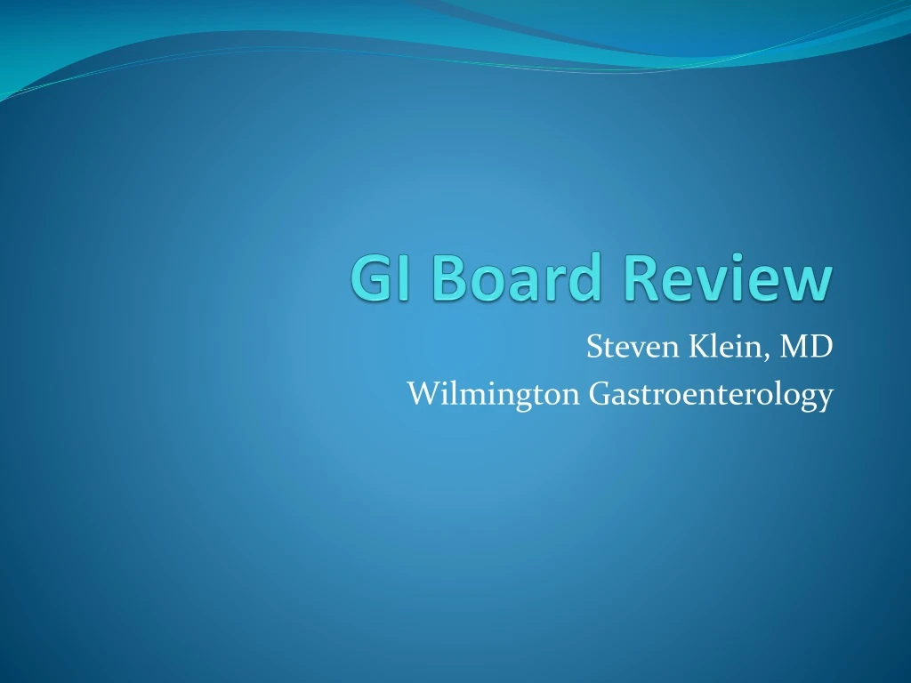 PPT GI Board Review PowerPoint Presentation, free download ID9177871