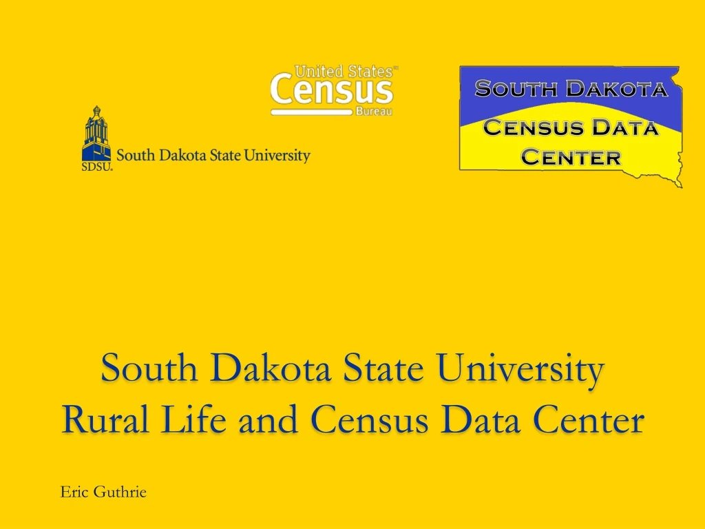 south dakota state university rural life and census data center n.