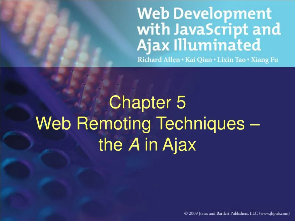 chapter 5 web remoting techniques the a in ajax n.