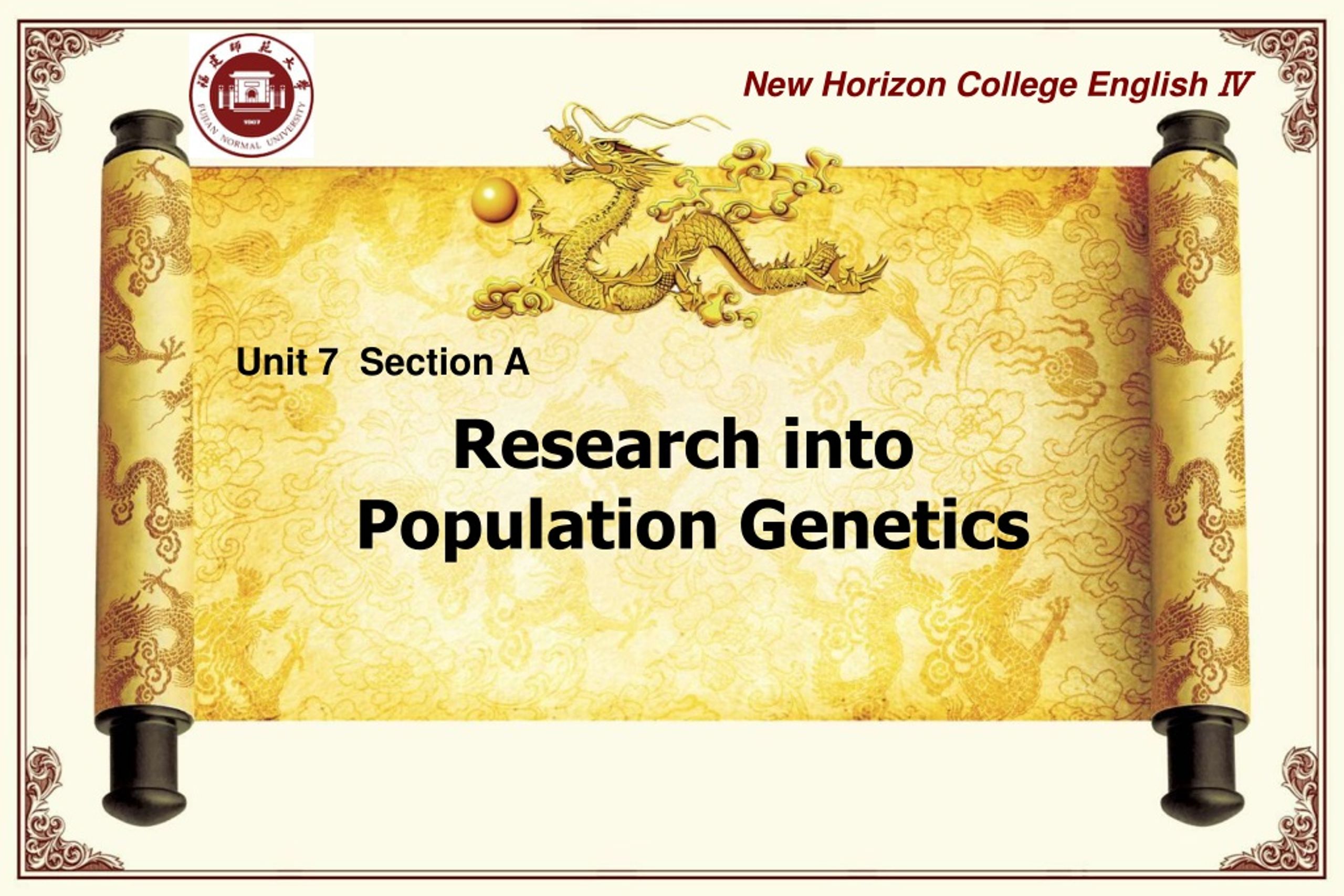 research on genetic population