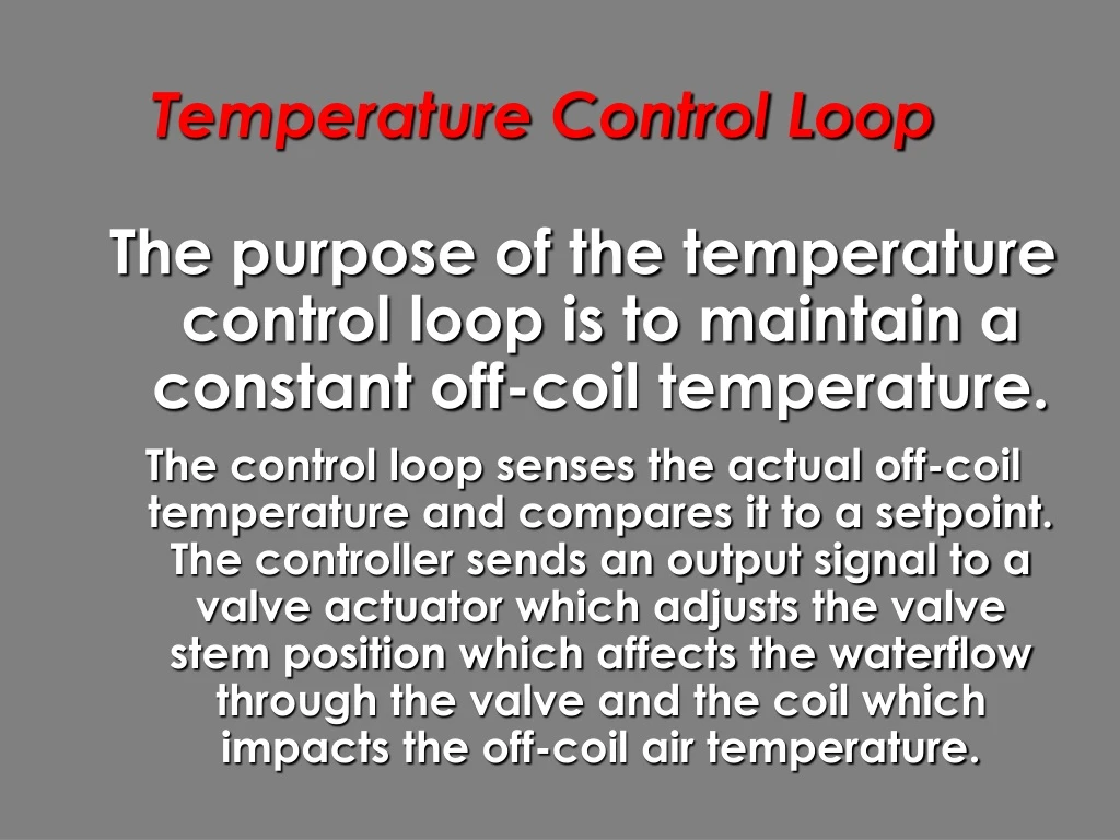PPT Temperature Control Loop PowerPoint Presentation, free download
