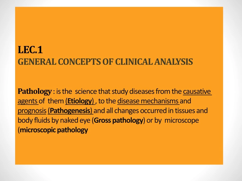 lec 1 general concepts of clinical analysis n.