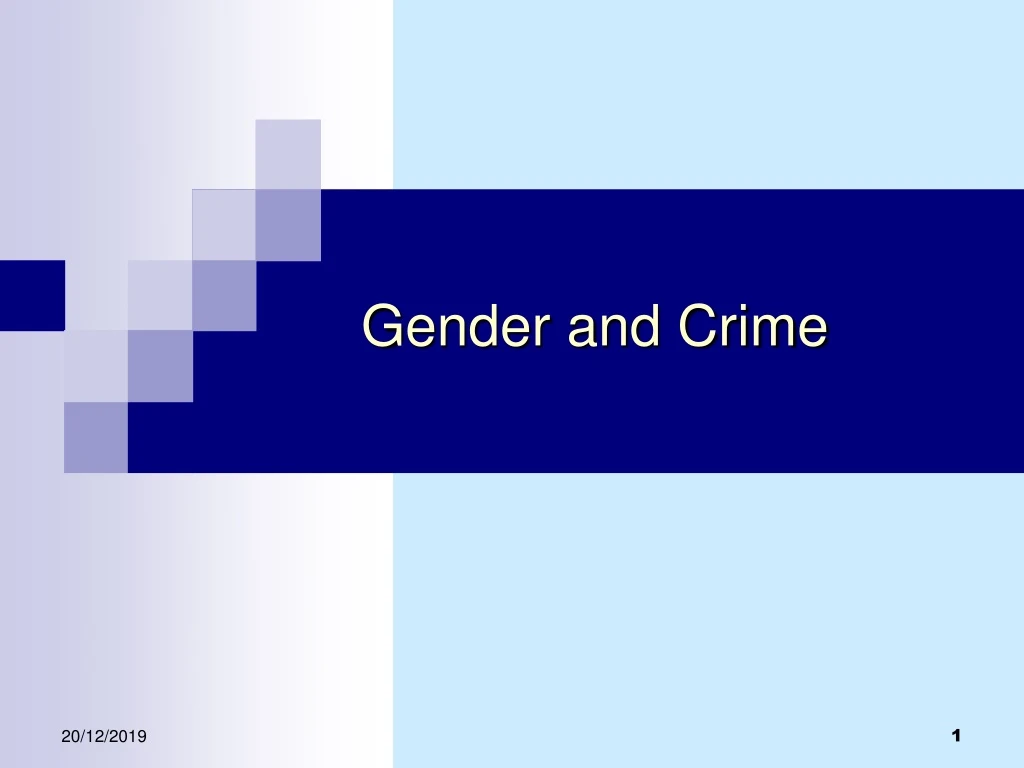 Ppt Gender And Crime Powerpoint Presentation Free Download Id9179082 0353
