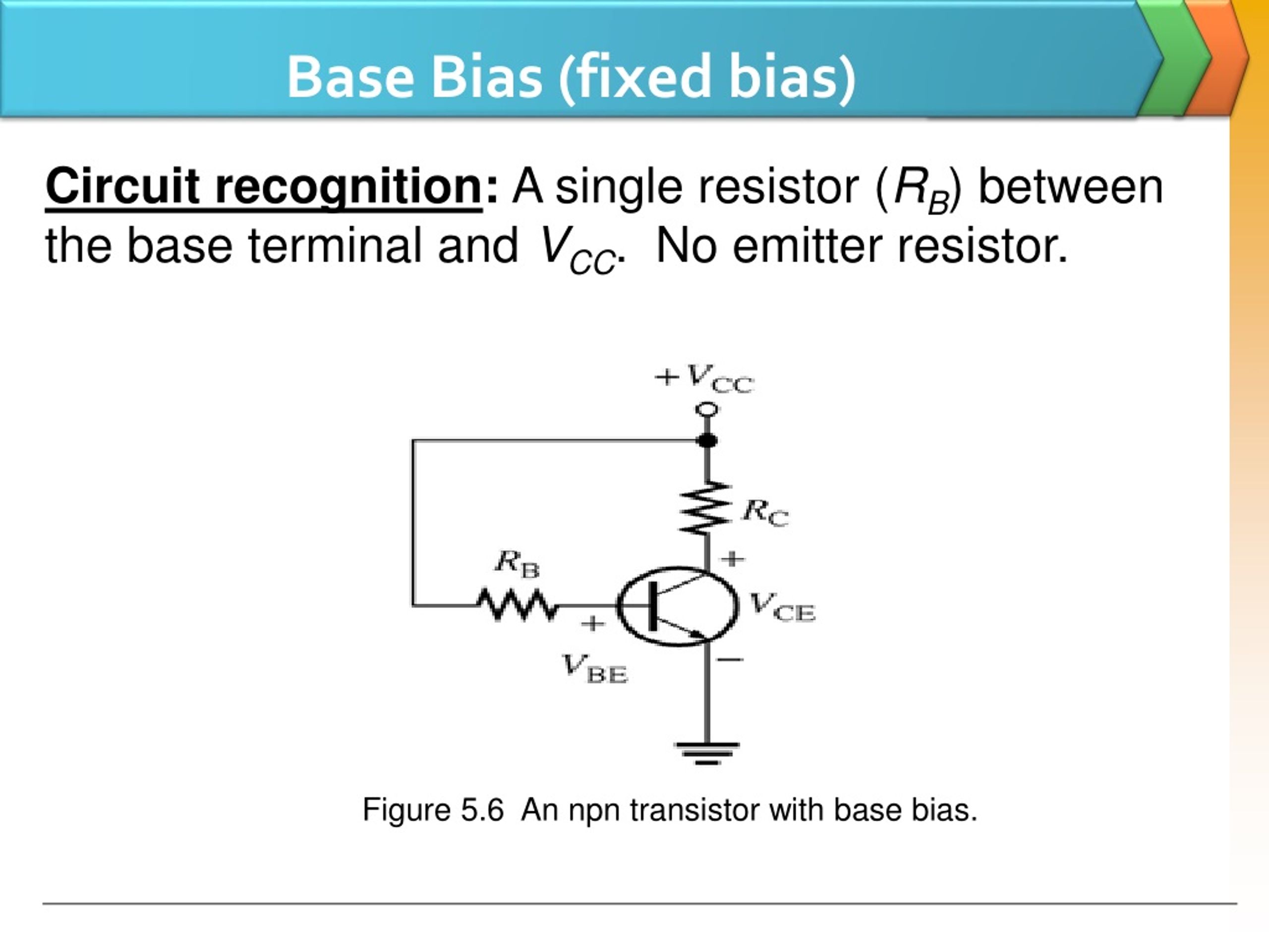 transistor biasing calculator
