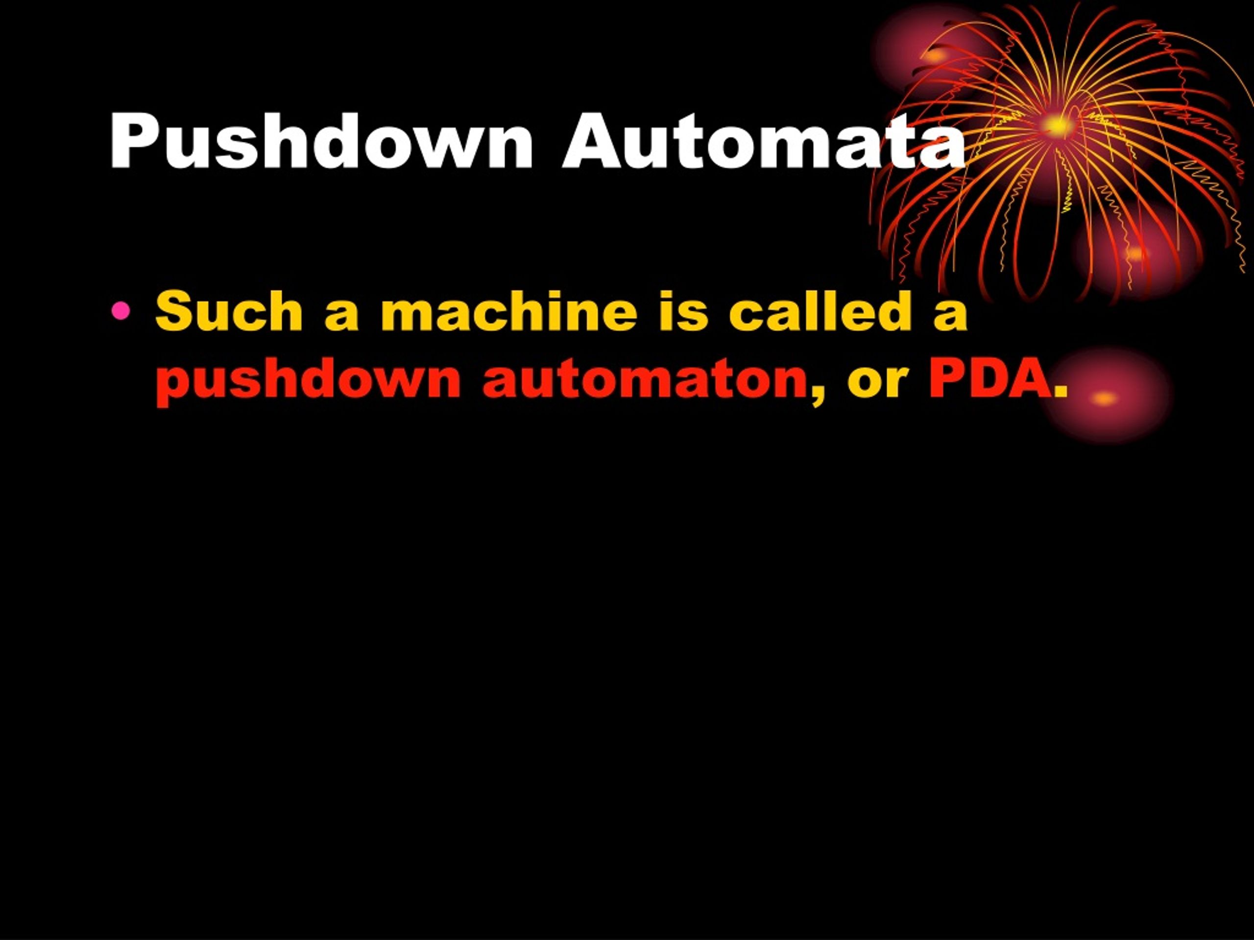 PPT - Pushdown Automata PowerPoint Presentation, Free Download - ID:9180776