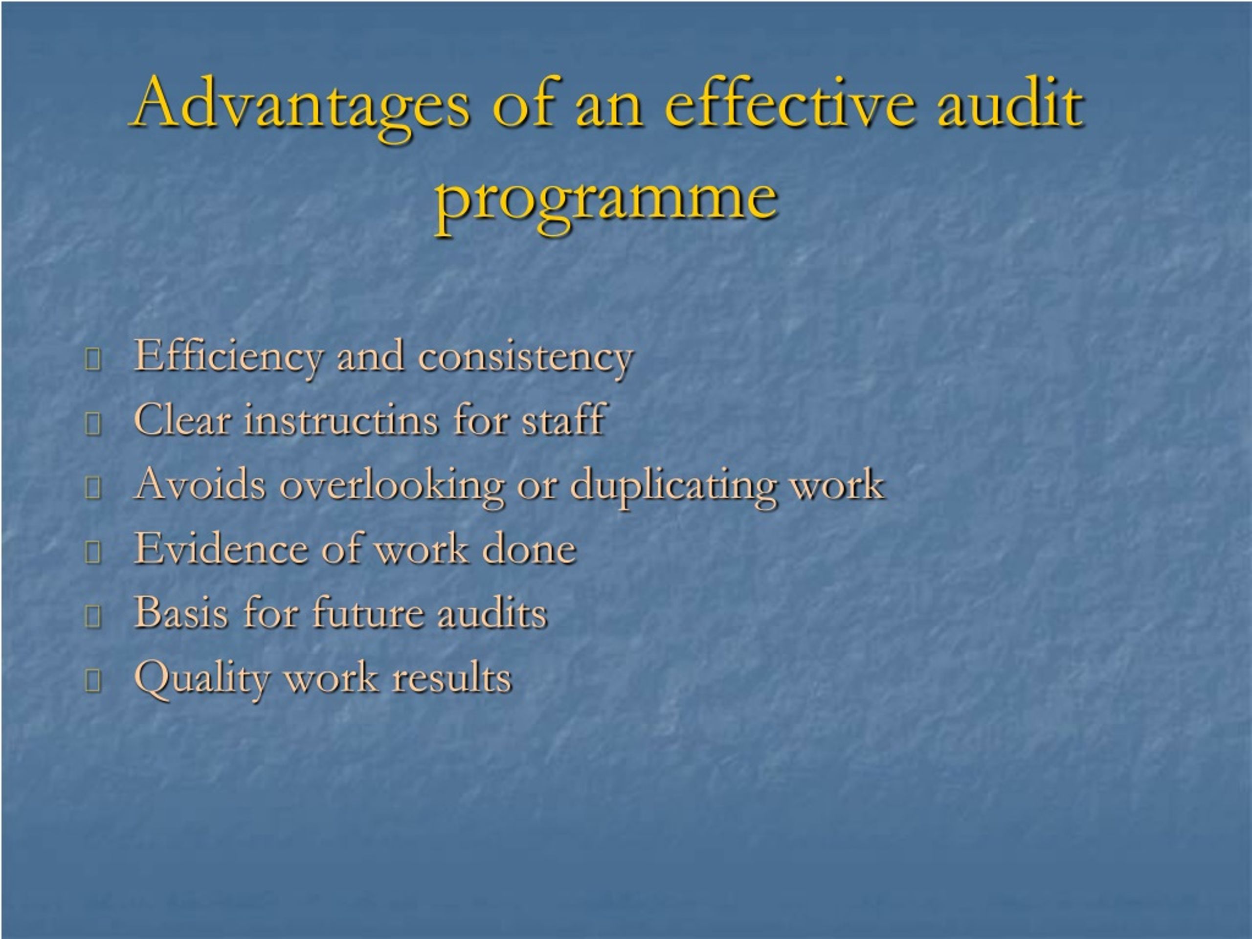 PPT - Audit Programme PowerPoint Presentation, Free Download - ID:9181358