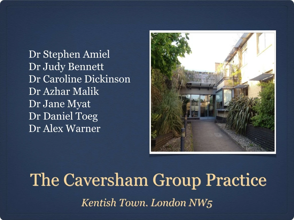 PPT The Caversham Group Practice PowerPoint Presentation, free